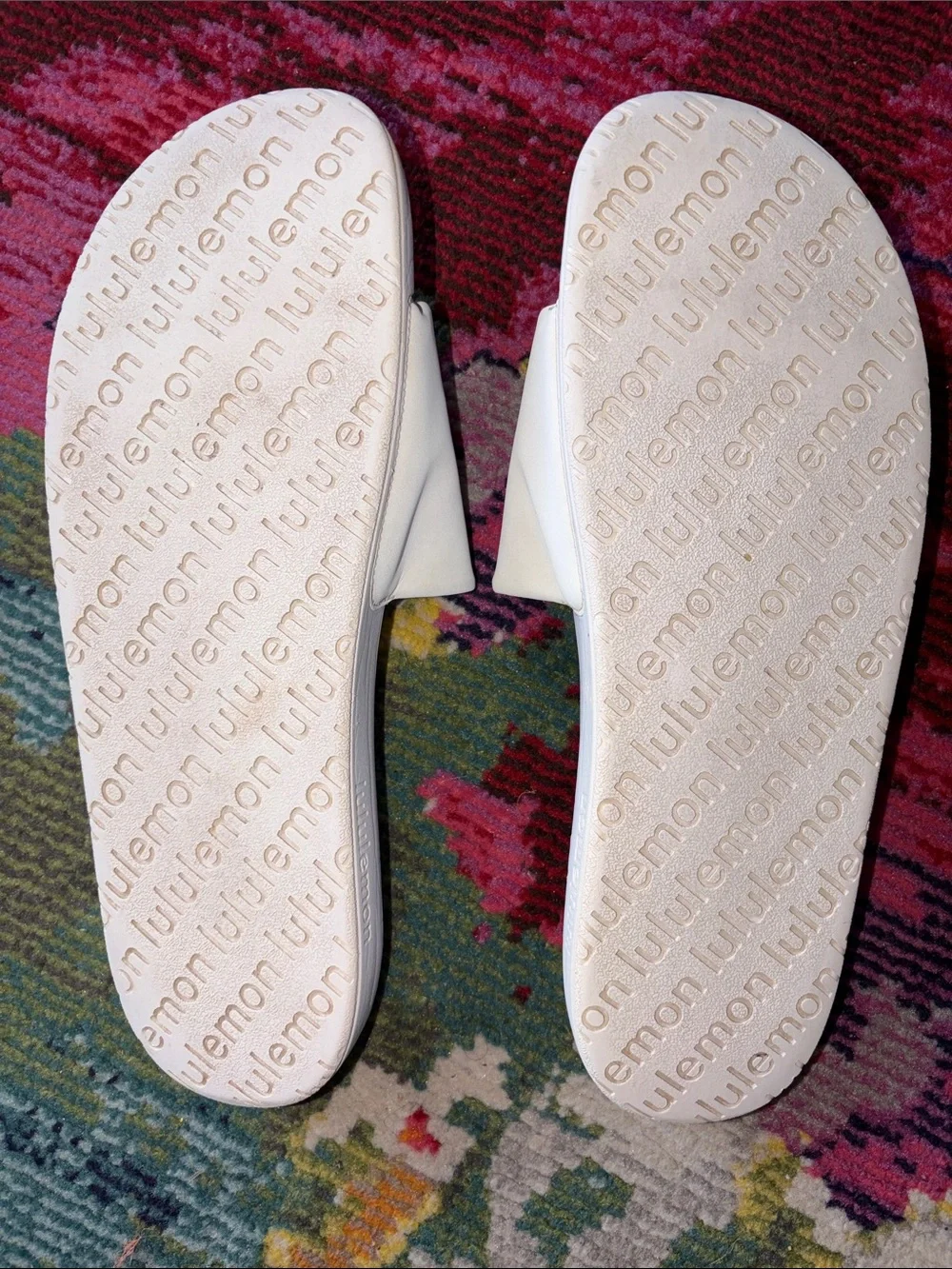 lululemon athletica Men's Slide Sandals - Wide Strap 13 White